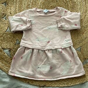 Old Navy 12-18 Months Rabbit Sweatshirt Dress.
